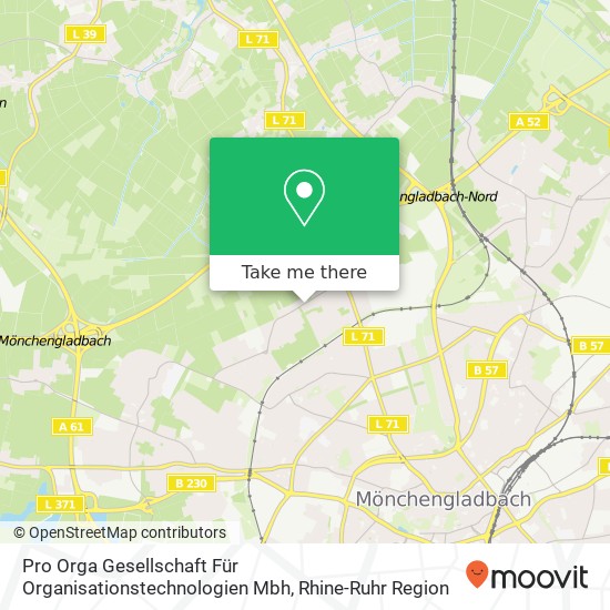 Pro Orga Gesellschaft Für Organisationstechnologien Mbh map