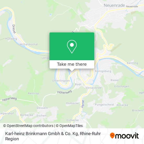 Карта Karl-heinz Brinkmann Gmbh & Co. Kg