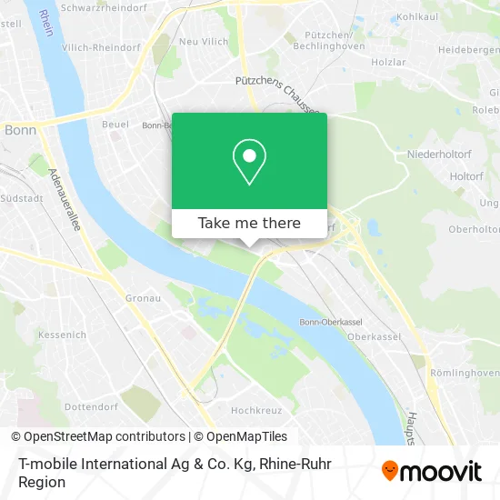 T-mobile International Ag & Co. Kg map