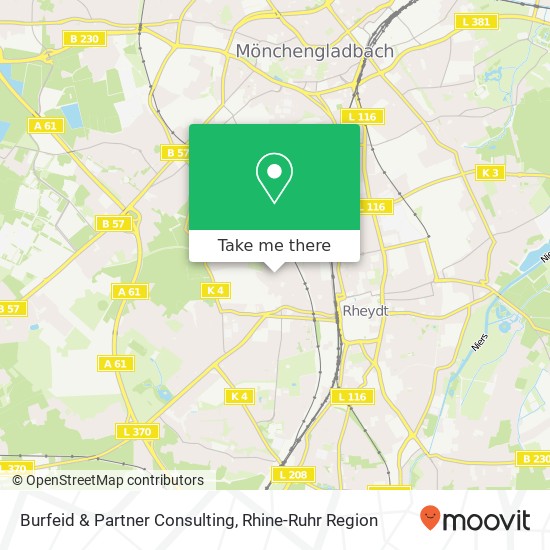 Burfeid & Partner Consulting map