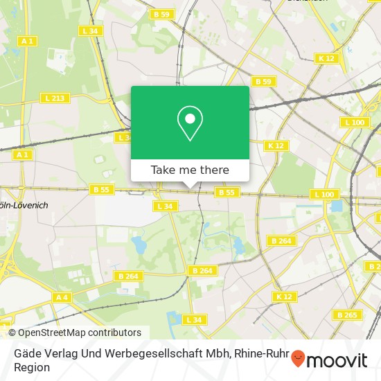 Gäde Verlag Und Werbegesellschaft Mbh map