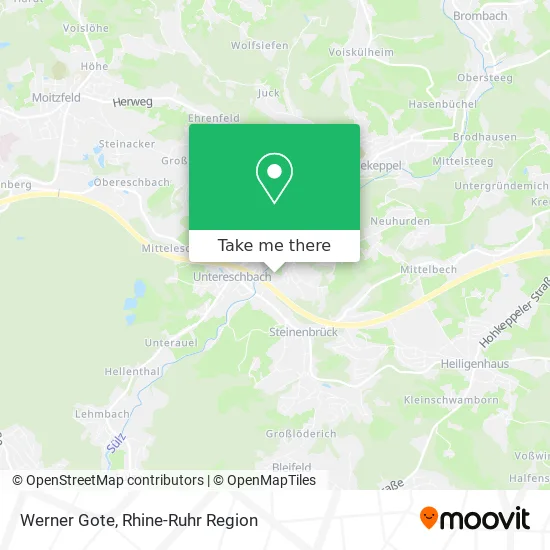 Карта Werner Gote