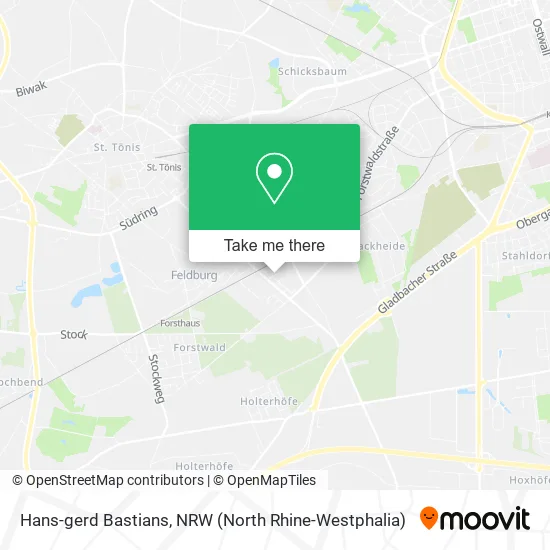 Hans-gerd Bastians map