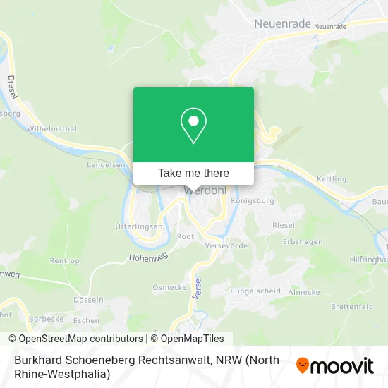 Burkhard Schoeneberg Rechtsanwalt map