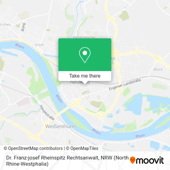 Карта Dr. Franz-josef Rheinspitz Rechtsanwalt