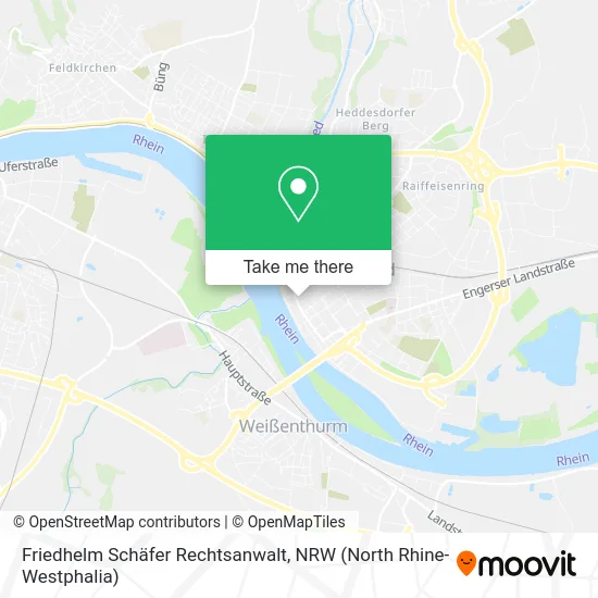 Friedhelm Schäfer Rechtsanwalt map