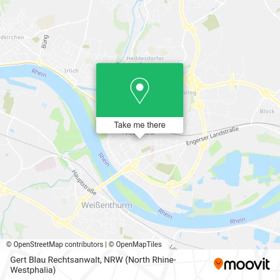 Gert Blau Rechtsanwalt map