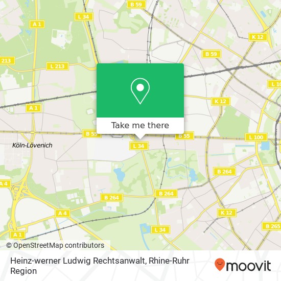 Карта Heinz-werner Ludwig Rechtsanwalt