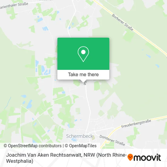 Карта Joachim Van Aken Rechtsanwalt