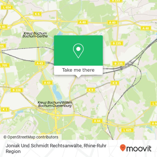 Joniak Und Schmidt Rechtsanwälte map