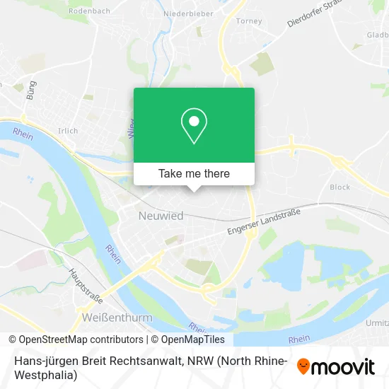 Карта Hans-jürgen Breit Rechtsanwalt