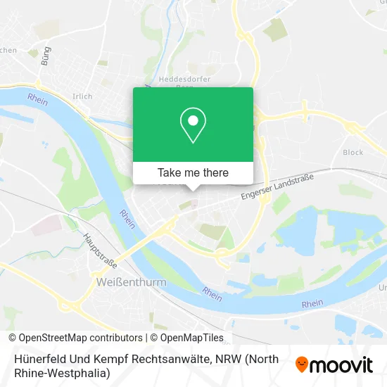 Карта Hünerfeld Und Kempf Rechtsanwälte