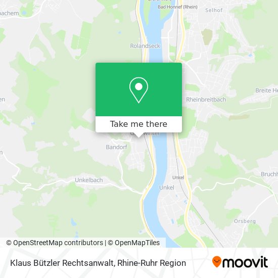Klaus Bützler Rechtsanwalt map