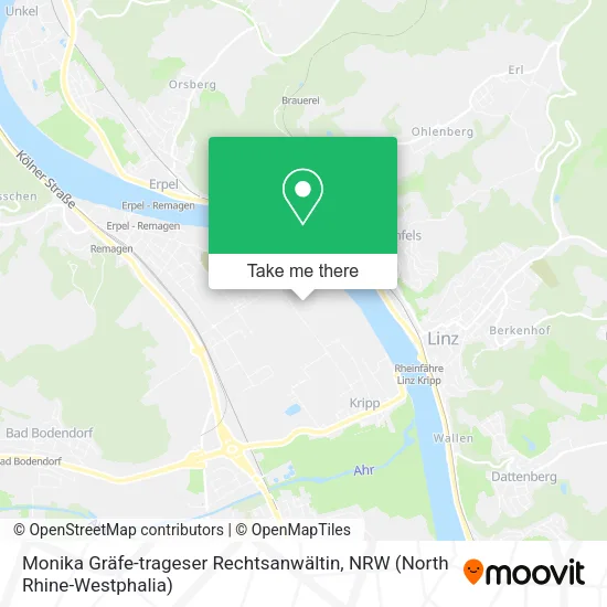 Карта Monika Gräfe-trageser Rechtsanwältin