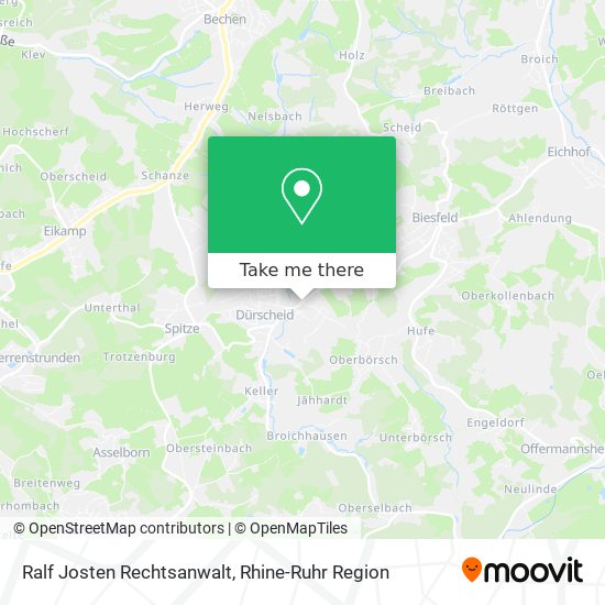 Ralf Josten Rechtsanwalt map