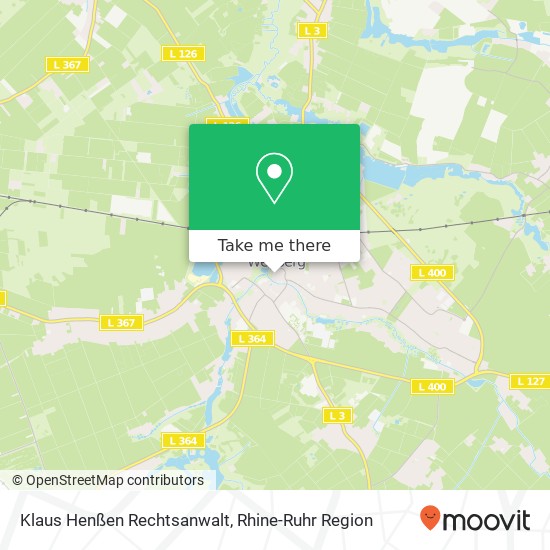 Klaus Henßen Rechtsanwalt map