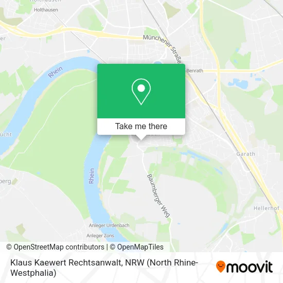 Карта Klaus Kaewert Rechtsanwalt