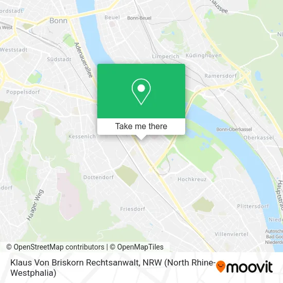 Карта Klaus Von Briskorn Rechtsanwalt