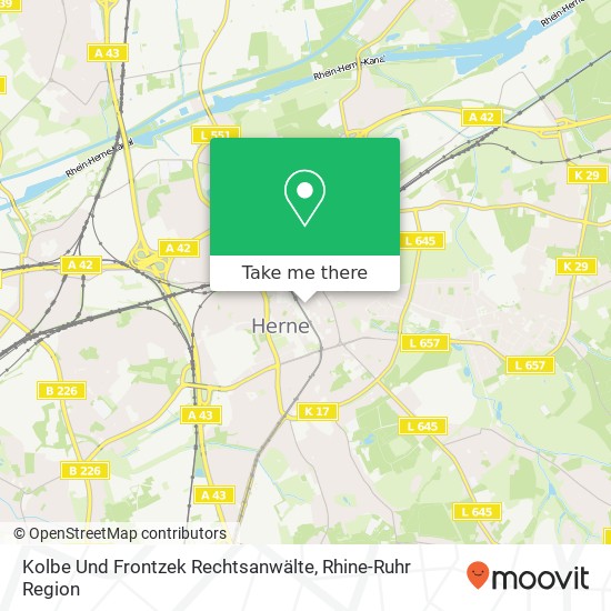 Kolbe Und Frontzek Rechtsanwälte map