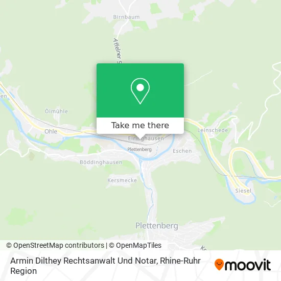 Карта Armin Dilthey Rechtsanwalt Und Notar