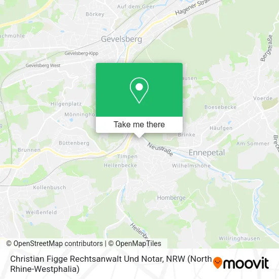 Карта Christian Figge Rechtsanwalt Und Notar