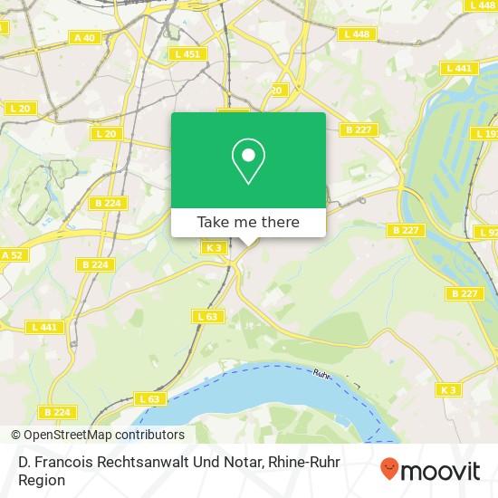 D. Francois Rechtsanwalt Und Notar map