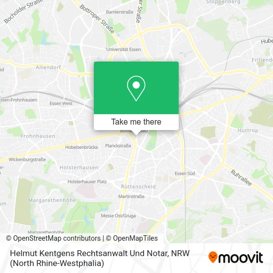 Карта Helmut Kentgens Rechtsanwalt Und Notar