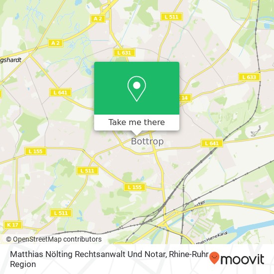 Карта Matthias Nölting Rechtsanwalt Und Notar