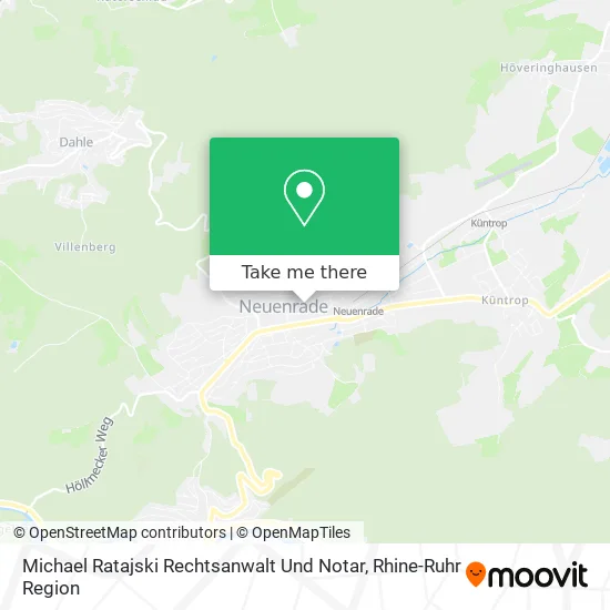 Карта Michael Ratajski Rechtsanwalt Und Notar