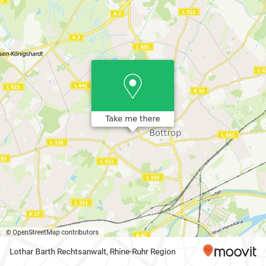 Lothar Barth Rechtsanwalt map