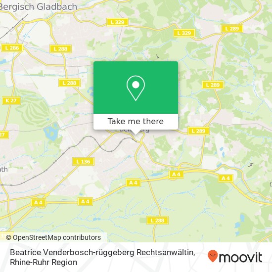 Beatrice Venderbosch-rüggeberg Rechtsanwältin map