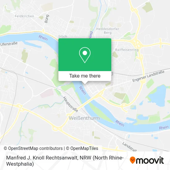 Manfred J. Knoll Rechtsanwalt map