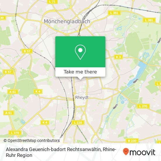 Alexandra Geuenich-badort Rechtsanwältin map