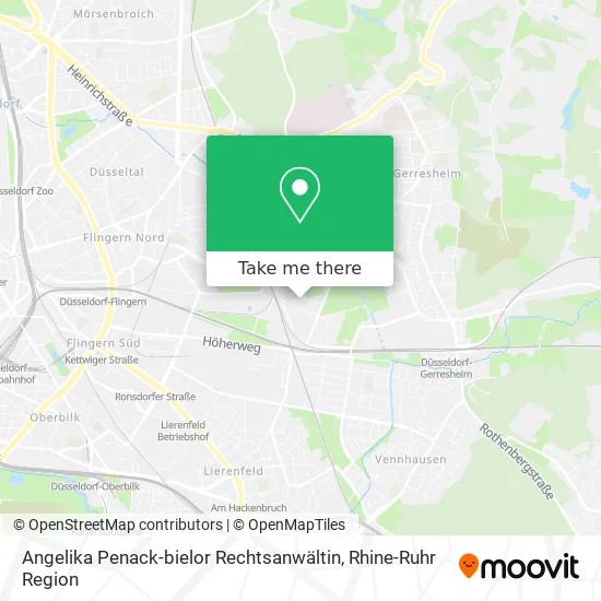 Карта Angelika Penack-bielor Rechtsanwältin