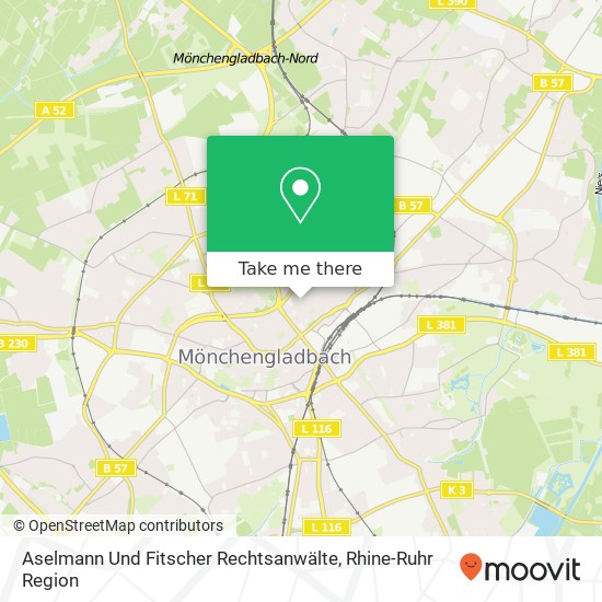 Aselmann Und Fitscher Rechtsanwälte map