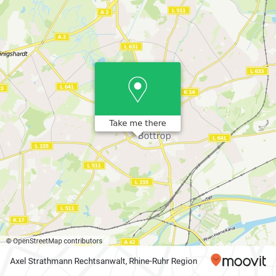 Axel Strathmann Rechtsanwalt map