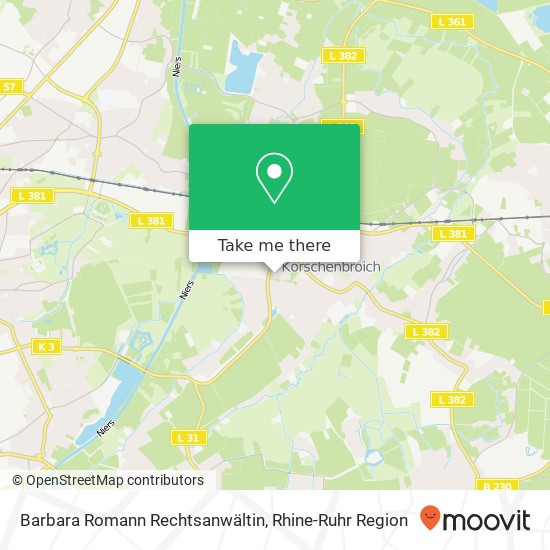 Barbara Romann Rechtsanwältin map