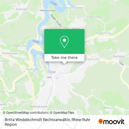 Britta Windelschmidt Rechtsanwältin map