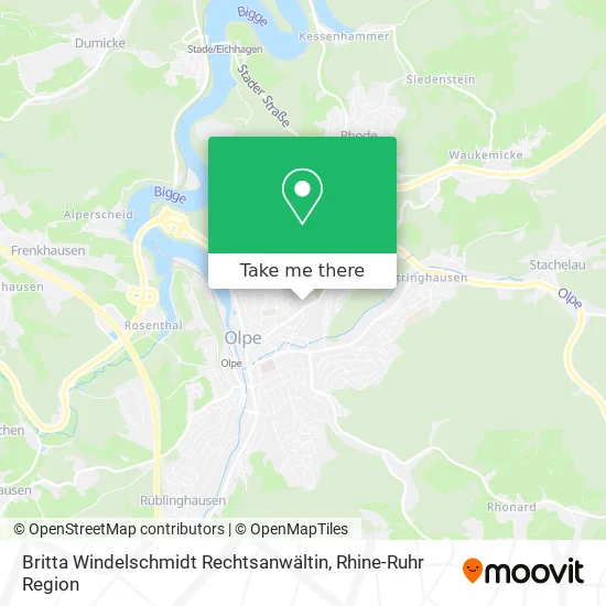 Карта Britta Windelschmidt Rechtsanwältin