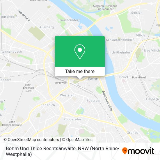 Карта Böhm Und Thièe Rechtsanwälte