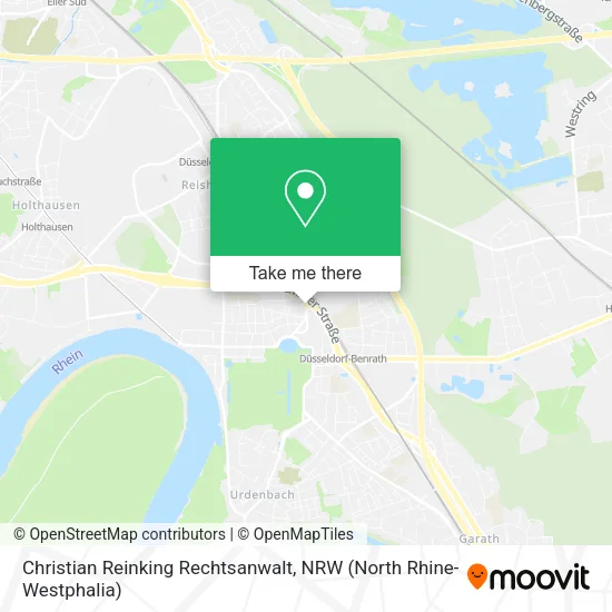 Карта Christian Reinking Rechtsanwalt