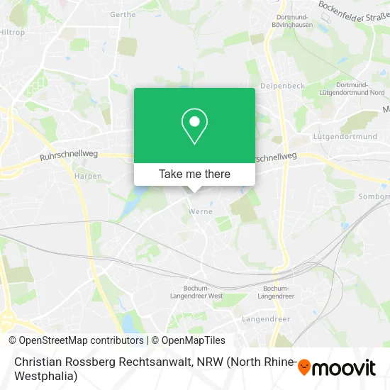 Карта Christian Rossberg Rechtsanwalt