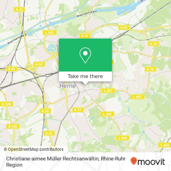 Christiane-aimee Müller Rechtsanwältin map