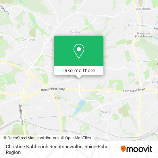 Christine Käbberich Rechtsanwältin map
