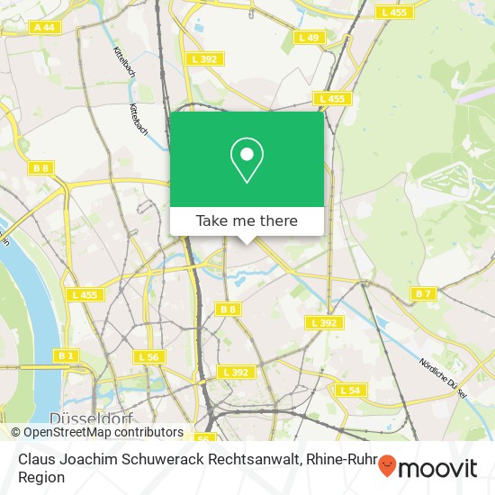 Claus Joachim Schuwerack Rechtsanwalt map