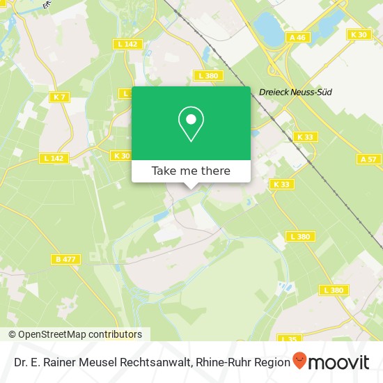 Dr. E. Rainer Meusel Rechtsanwalt map