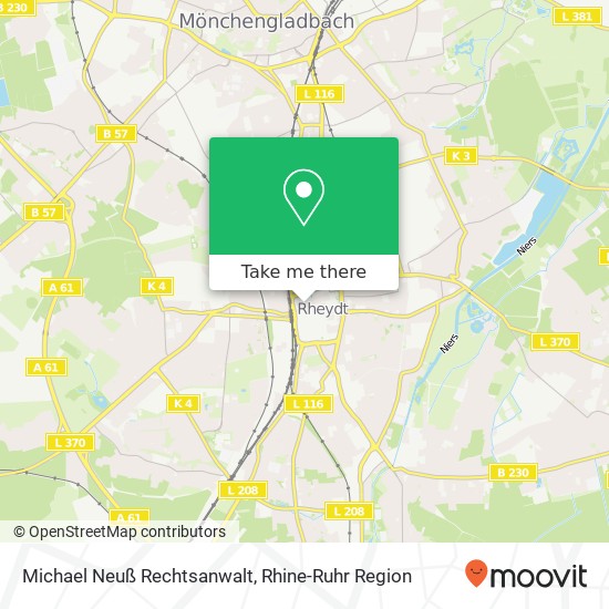 Michael Neuß Rechtsanwalt map