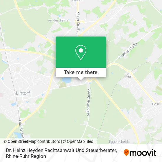 Карта Dr. Heinz Heyden Rechtsanwalt Und Steuerberater