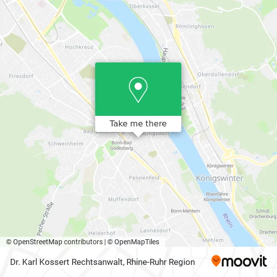 Карта Dr. Karl Kossert Rechtsanwalt