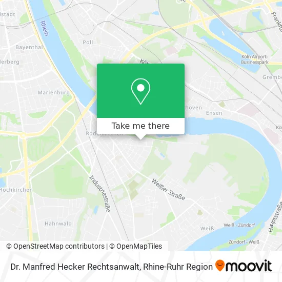 Карта Dr. Manfred Hecker Rechtsanwalt